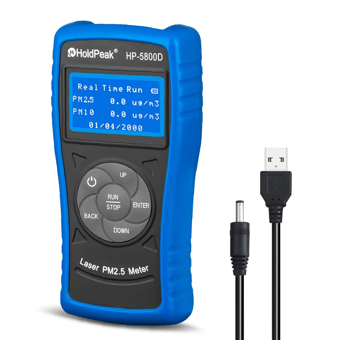 PM2.5 Tester, Digital portable air quality tester for PM2.5    HP-5800D