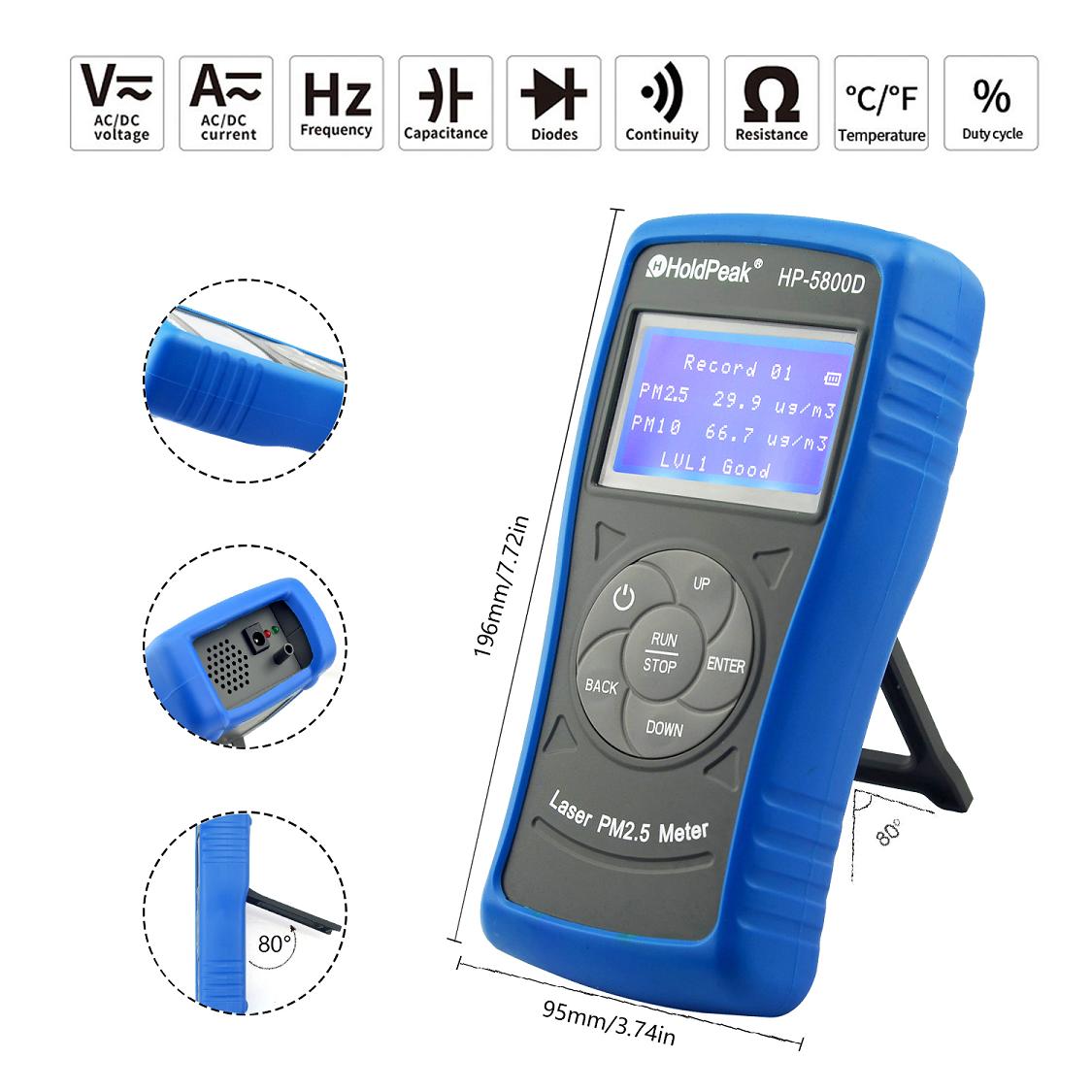 HoldPeak portable pollution detector project for business for office