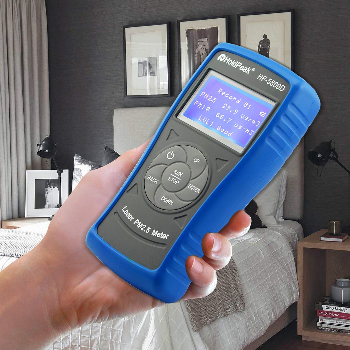 product-HoldPeak-PM25 Tester, Digital portable air quality tester for PM25 HP-5800D-img-1
