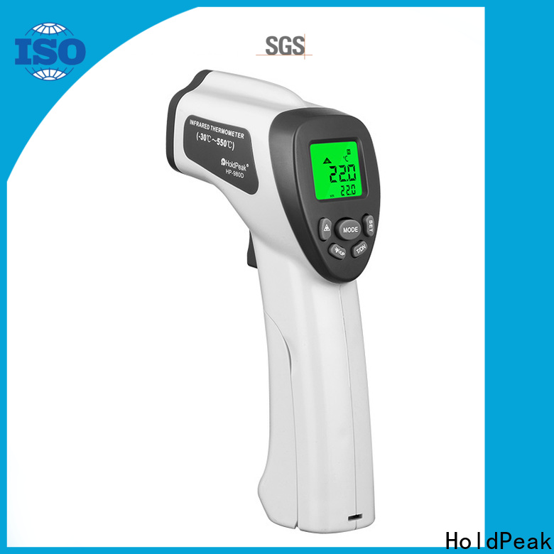 HoldPeak industry spot ratio infrared thermometer Supply for inspection