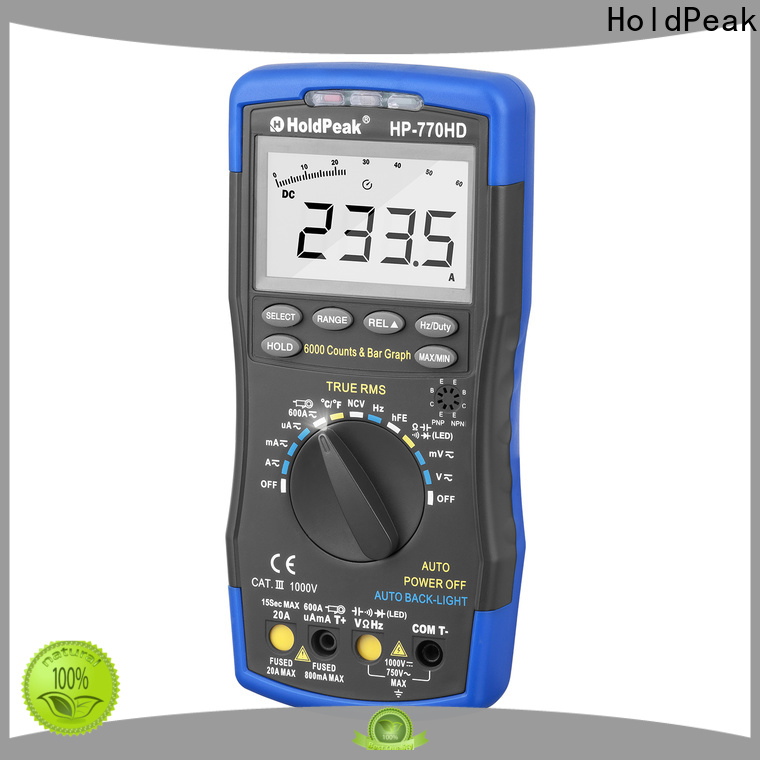 HoldPeak hot-sale digital multimeter user guide Suppliers for testing