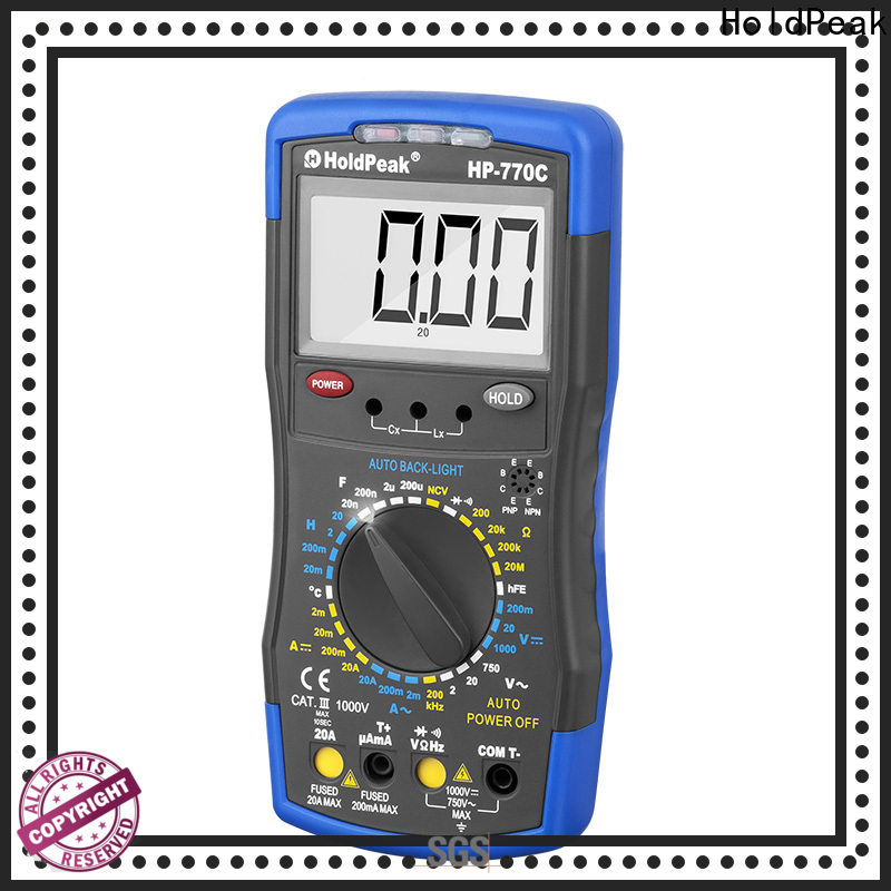 HoldPeak electrical industrial multimeter manufacturers for physical