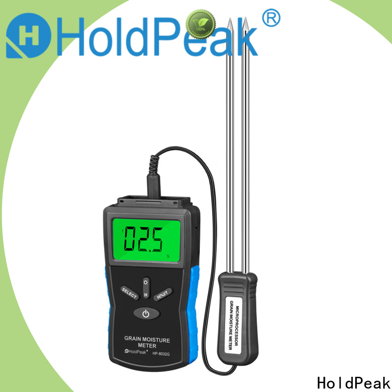 HoldPeak portable wood water meter factory for electrical