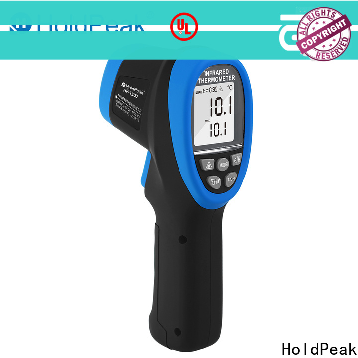 HoldPeak fashion design infrared thermometer maximum distance for business for inspection