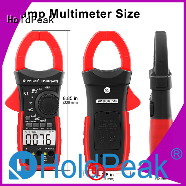HoldPeak factor multimeter clamp meter for business for communcations for manufacturing