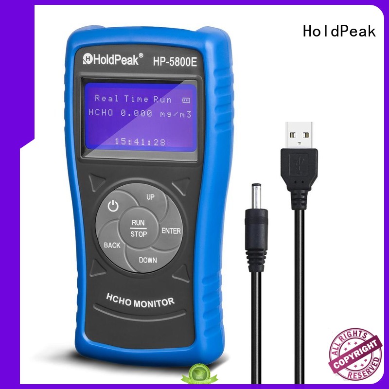 HoldPeak portable device used to measure air pollution Supply for office