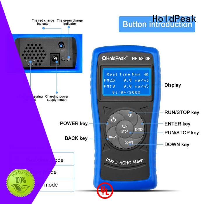 HoldPeak easy to use air quality check meter from china for hotel