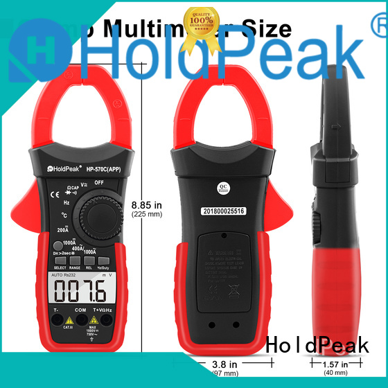 HoldPeak durable clamp meter accuracy Supply for petroleum refining industry