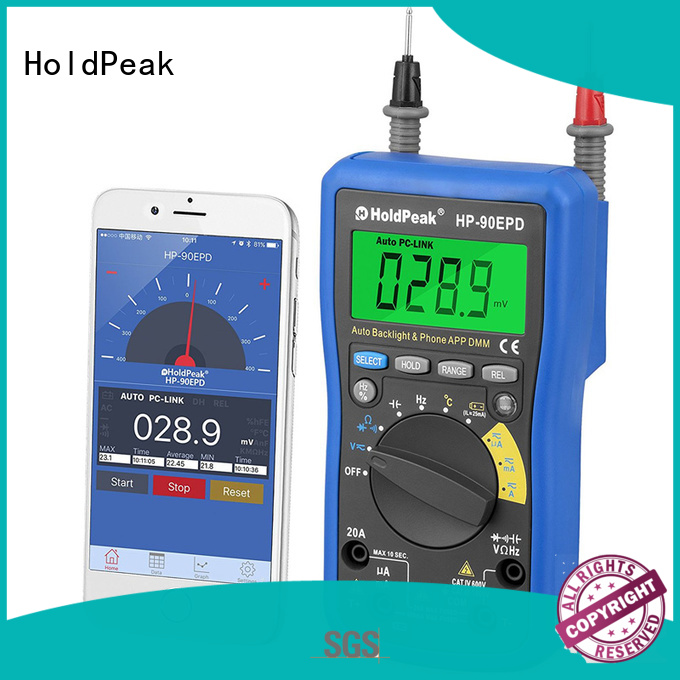 HoldPeak buzzerdata digital multimeter meter for business for electrical