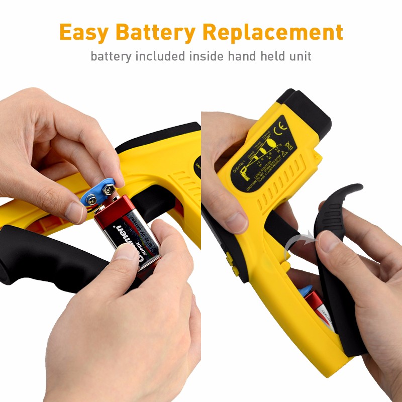 HoldPeak easy to carry bluetooth infrared thermometer manufacturers for fire-3