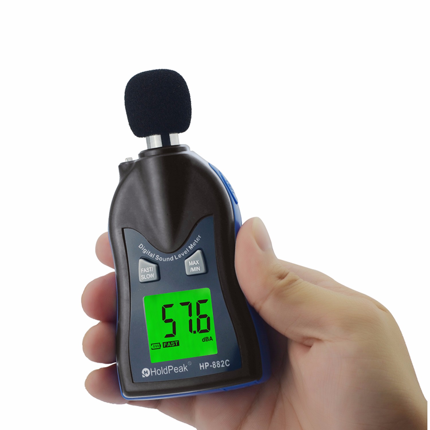 HoldPeak measurement sound frequency meter company for measuring steady state noise