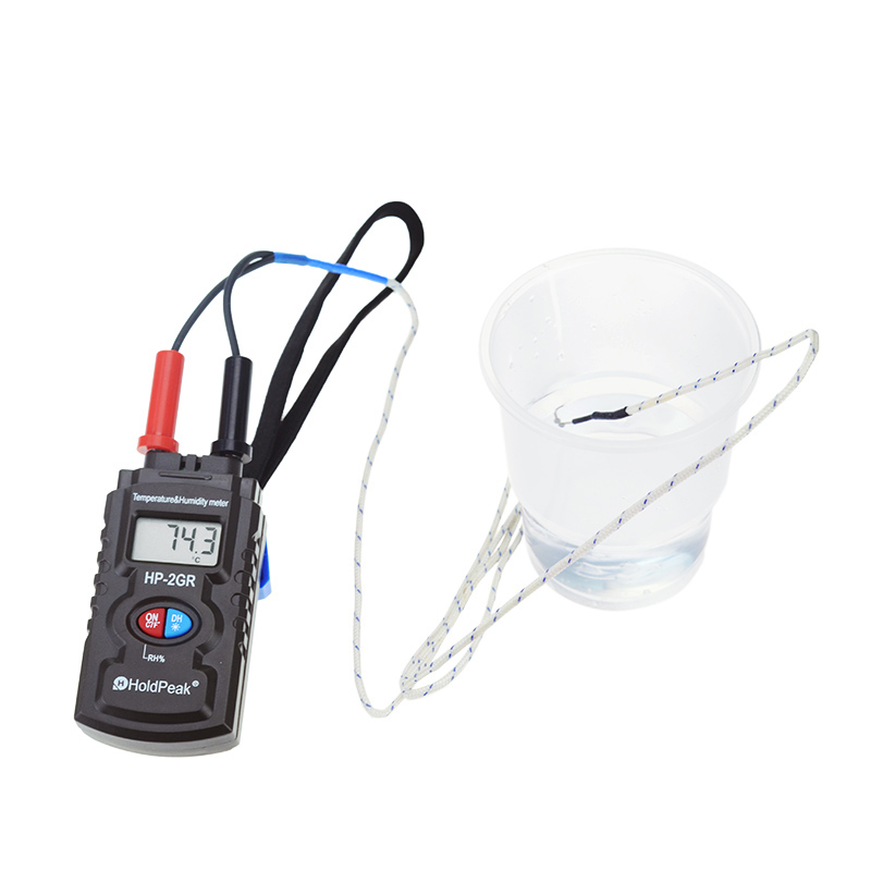 HoldPeak fashion design temperature and humidity meter measurement for verification
