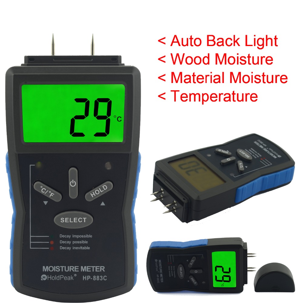 HoldPeak stable moisture meter detector manufacturers for electronic
