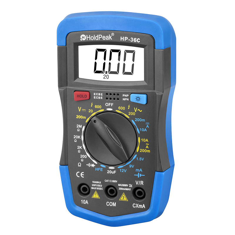 HoldPeak competetive price electrical digital multimeter connect for measurements