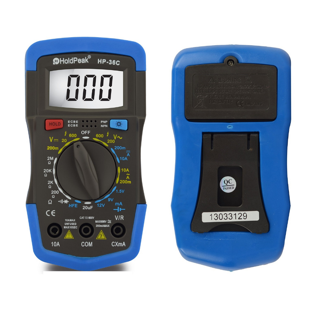 HoldPeak competetive price electrical digital multimeter connect for measurements