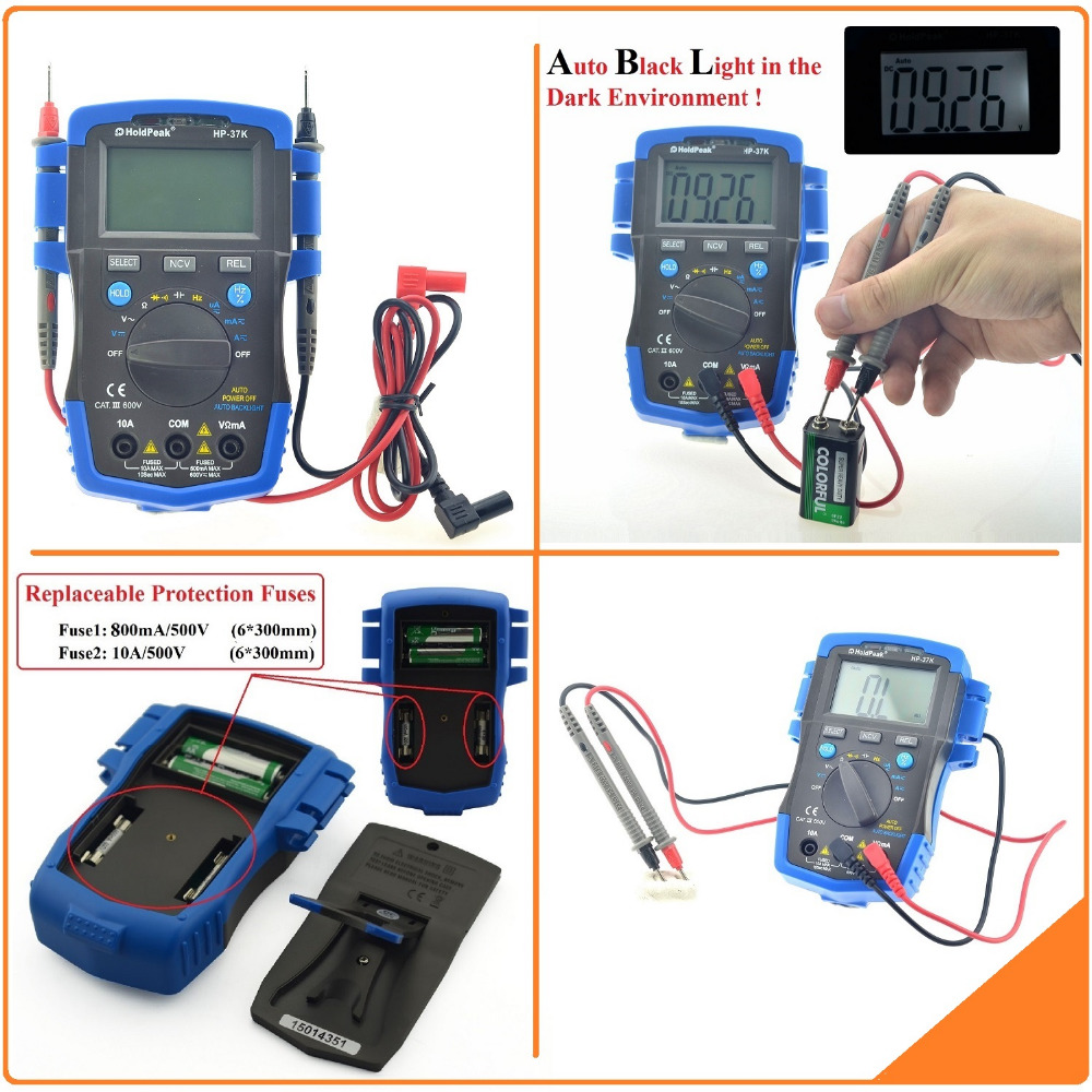 HoldPeak excellent electrical test meter how to use manufacturers for electrical