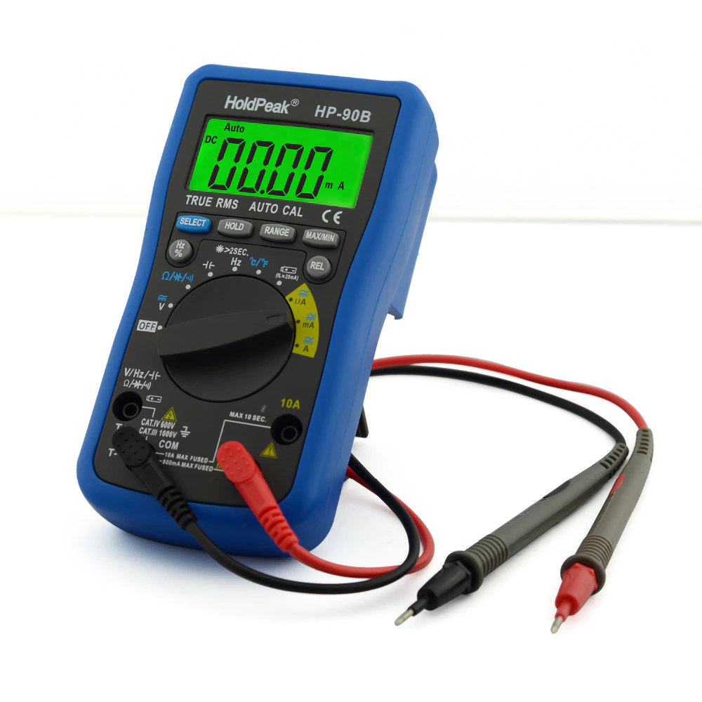 professional multimeter tester,auto range select,True RMS, solar charge and USB charge.HP-90B/BS