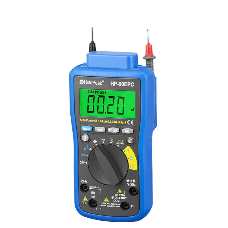 Electrical Multimeter Tester with Data analyze,connect the PC with USB/ Software CD,HP-90EPC