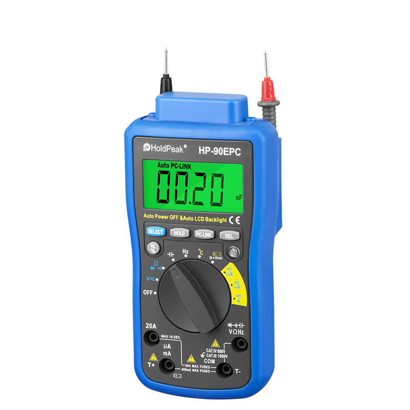 HoldPeak excellent 12 volt digital voltage meter manufacturers for physical