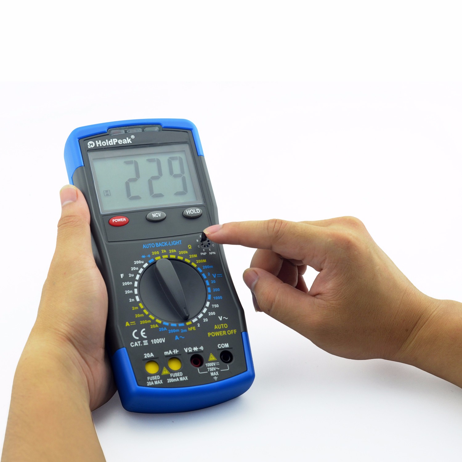 HoldPeak size automotive multimeter Supply for physical
