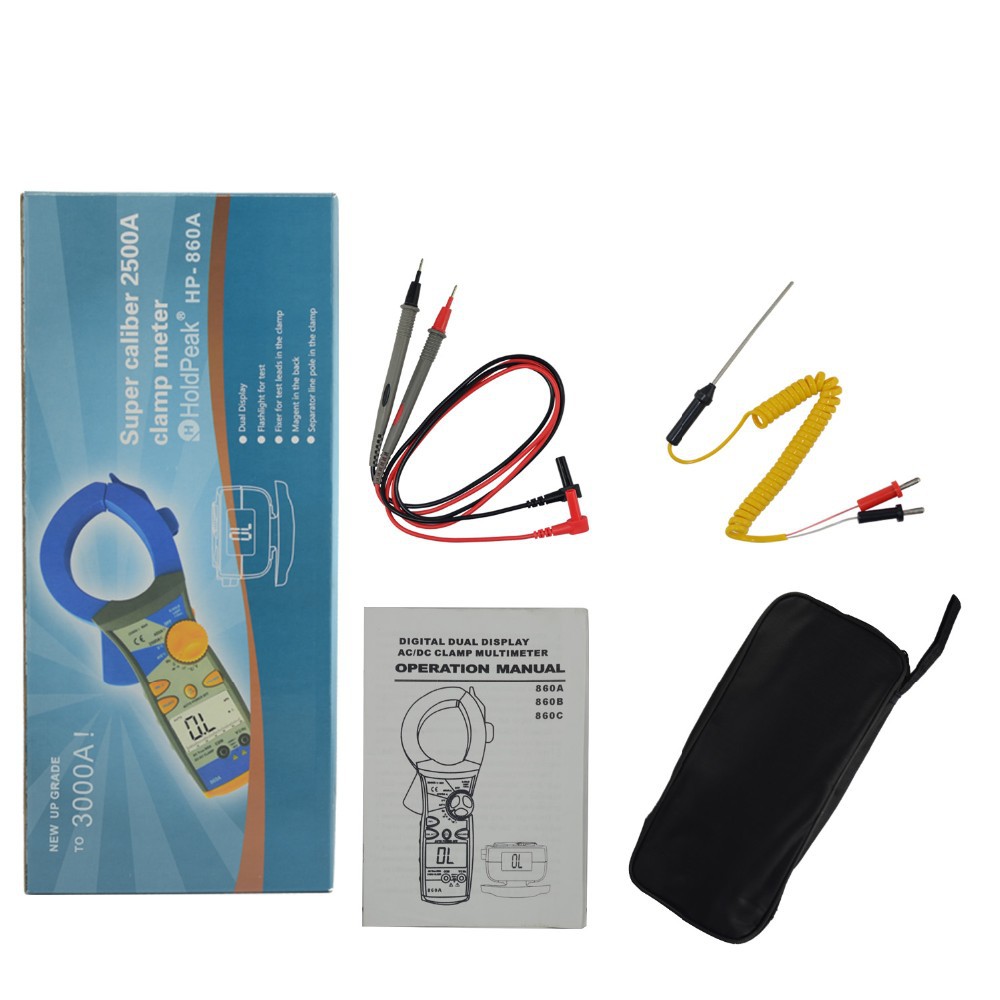 HoldPeak Custom ac dc clamp meter company for electricity chemical industries