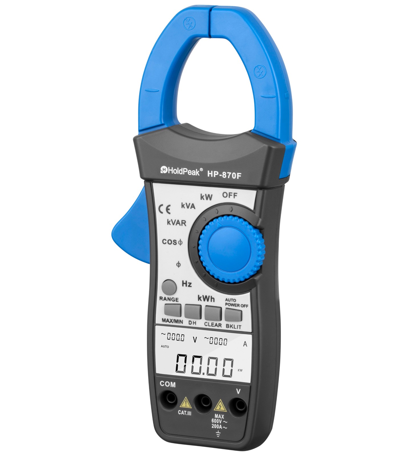 product-digital clamp meter, capacitance and amp clamp meter HP-870F-HoldPeak-img