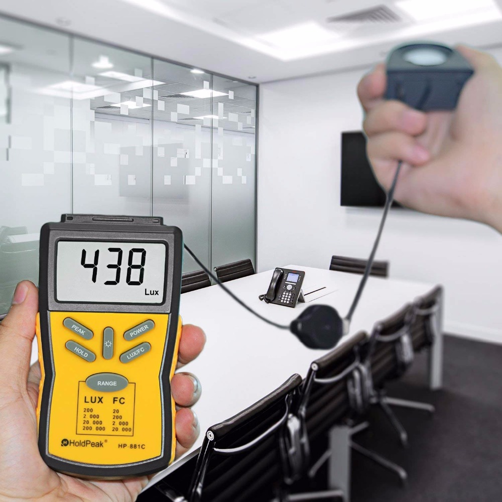 HoldPeak measurementhp881c slr light meter company for testing
