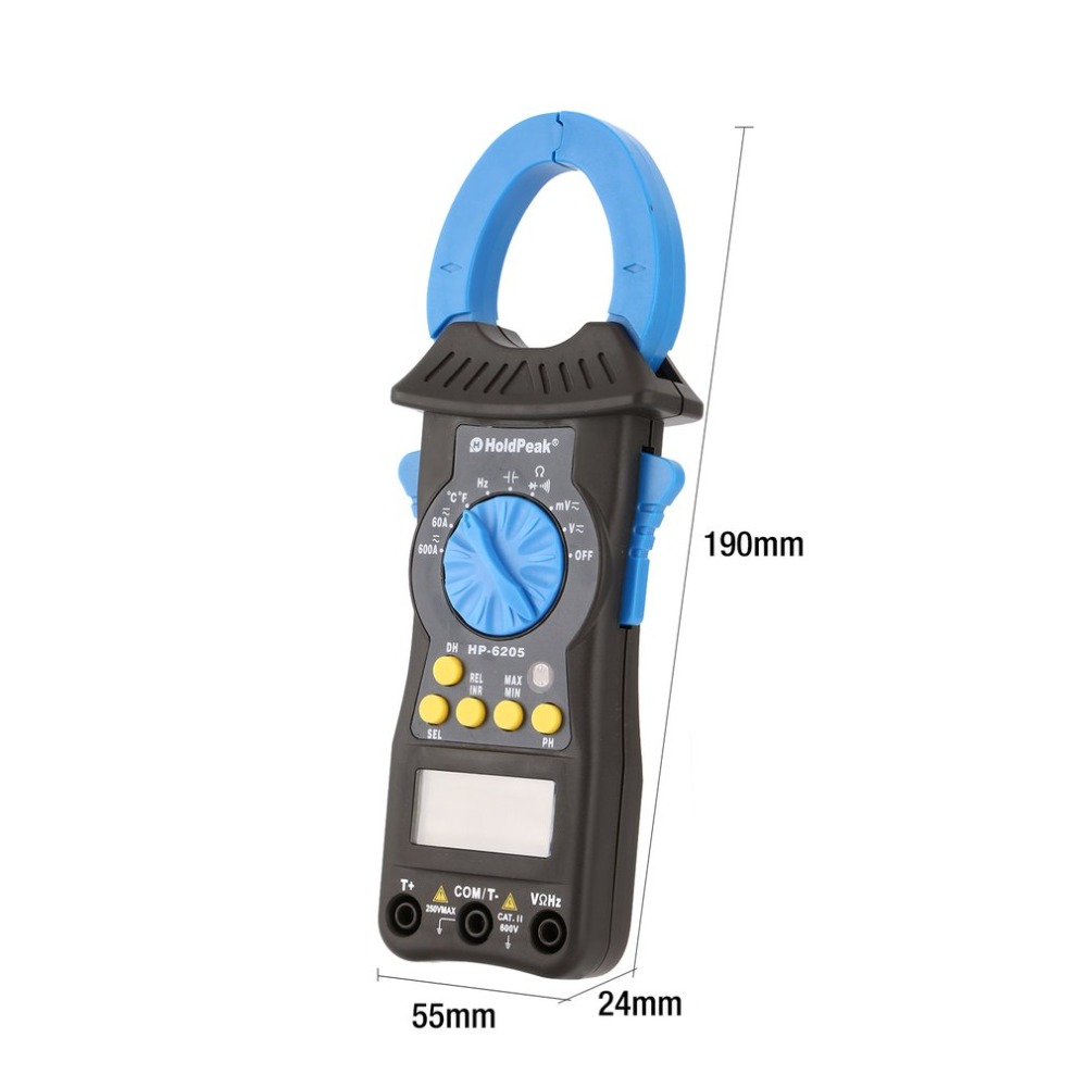 product-digital clamp multimeter, ac dc clamp meter HP-6205-HoldPeak-img