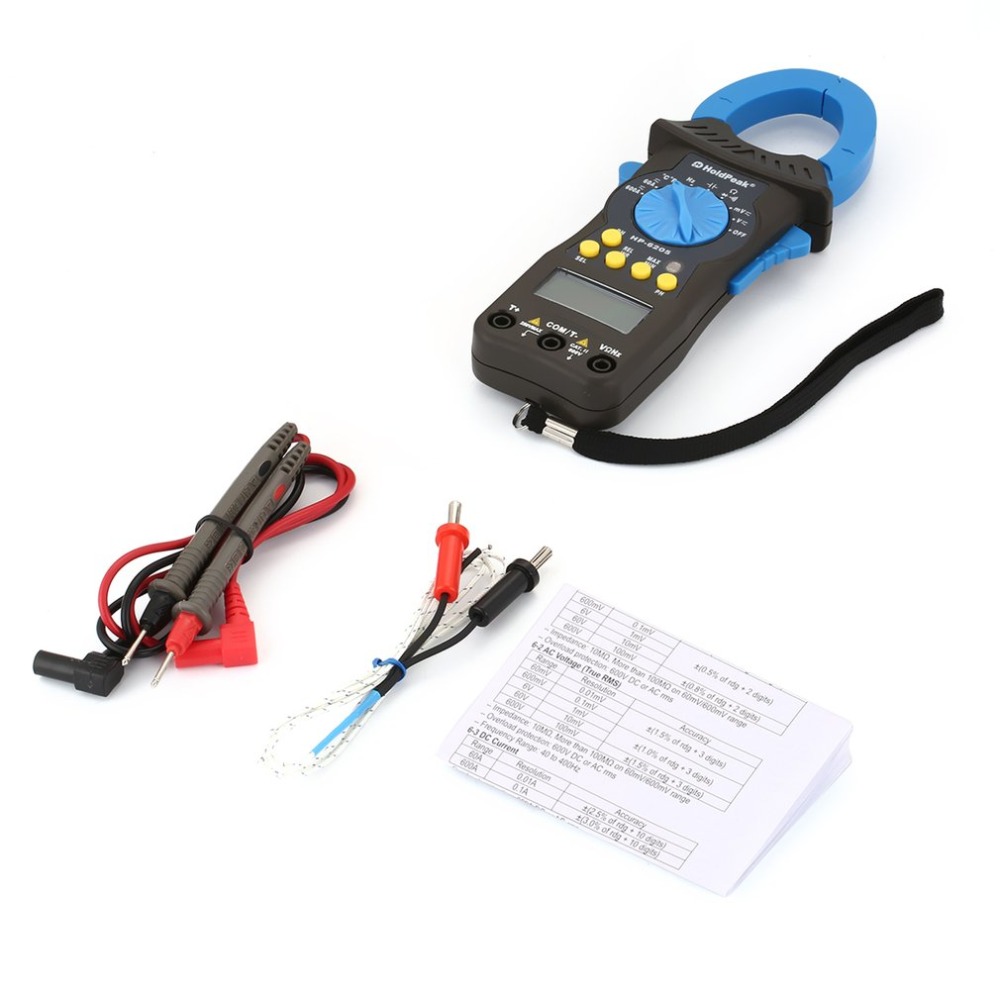 HoldPeak fashion design low amp dc clamp meter factory for electricity chemical industries
