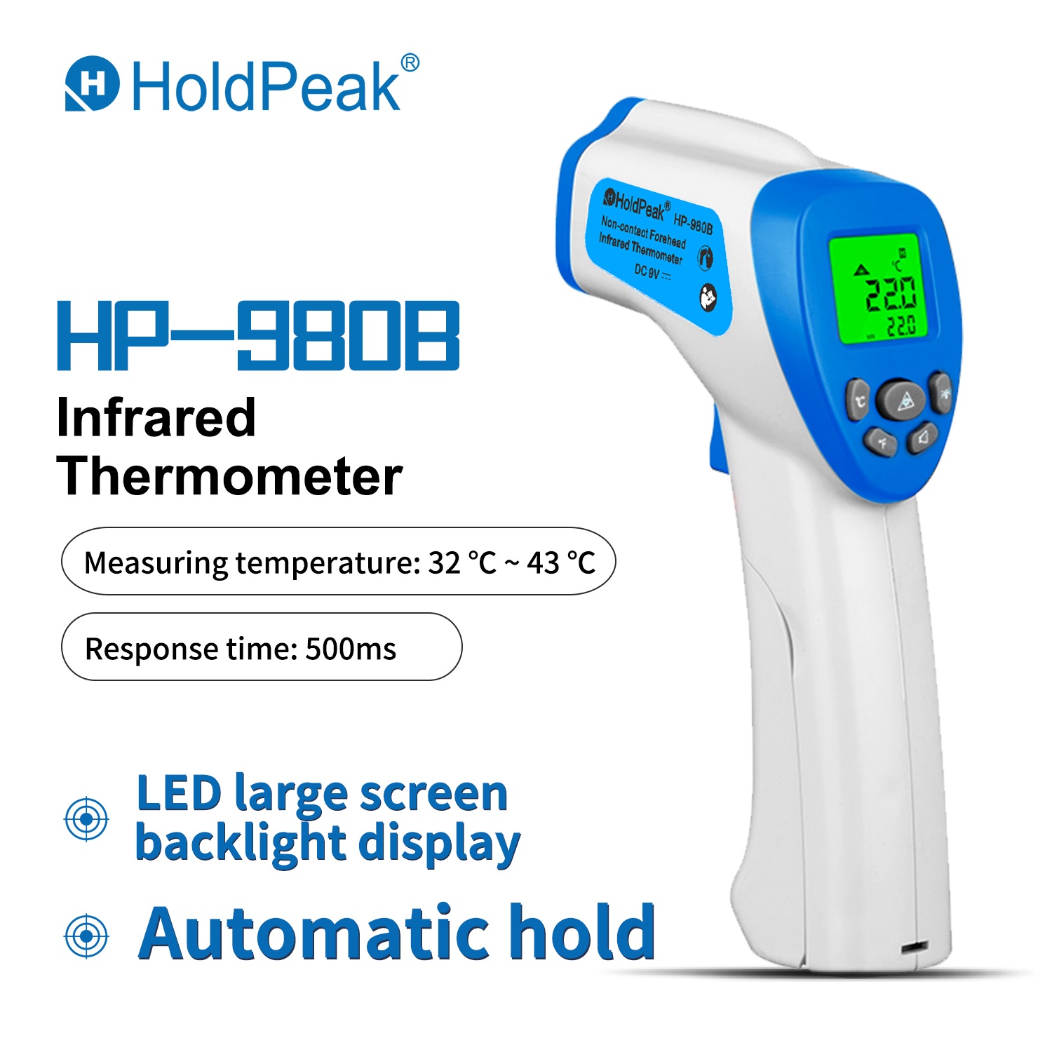 HoldPeak Best infrared thermoscope factory for military