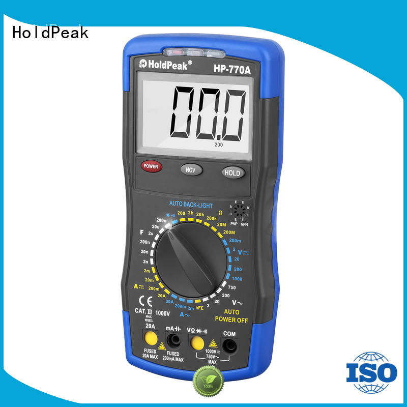 HoldPeak Top resistance multimeter company for testing