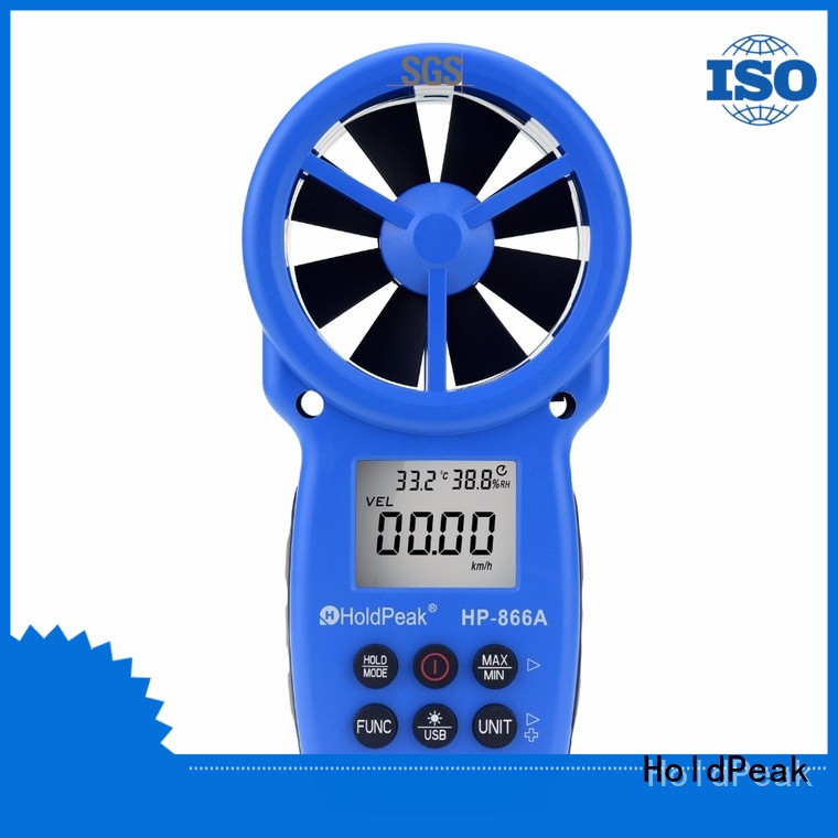 easy to use anemometer flow meter backlight for business for tower crane