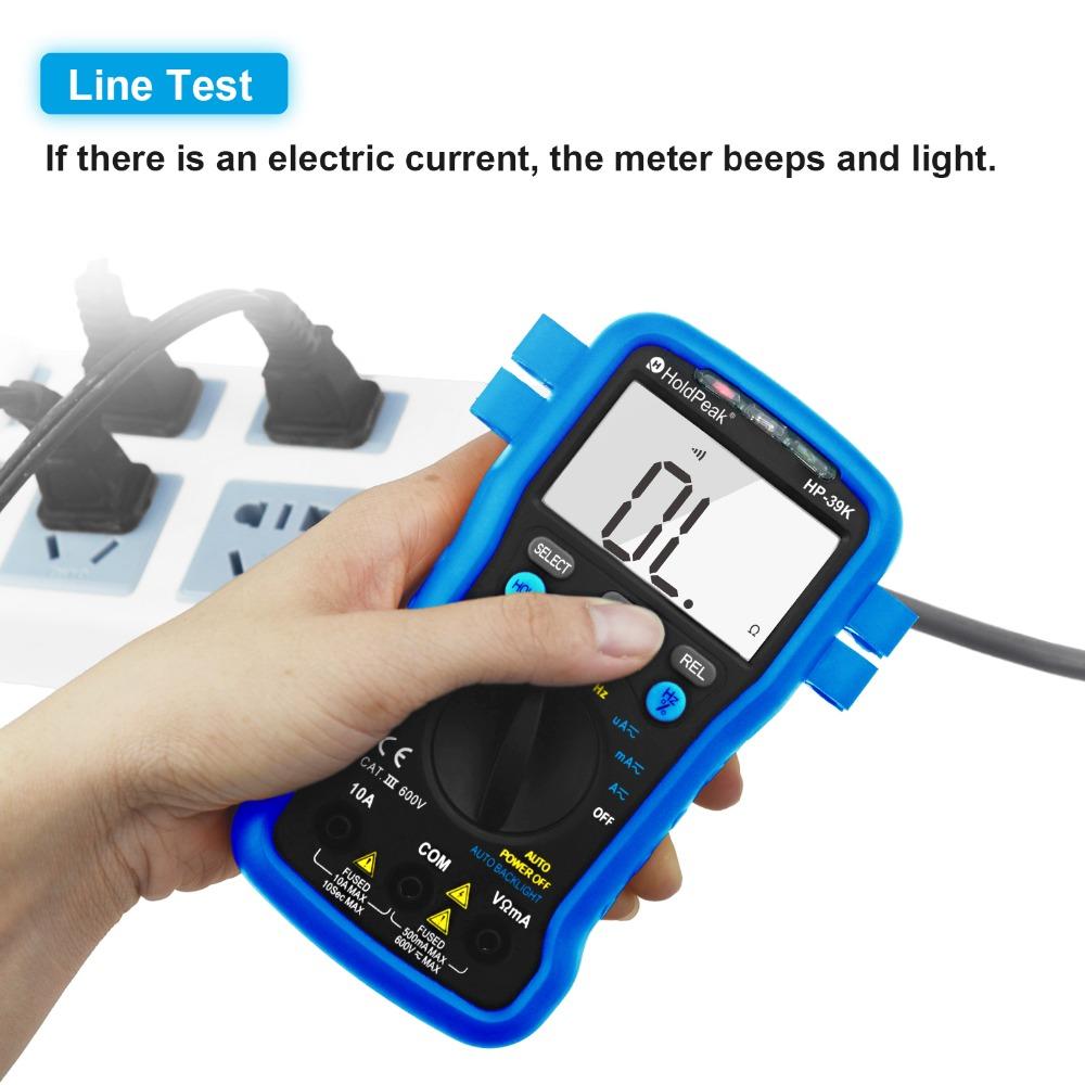 auto range multimeter.resistance,capacitance,frequency and duty cycle.HP-39K-3