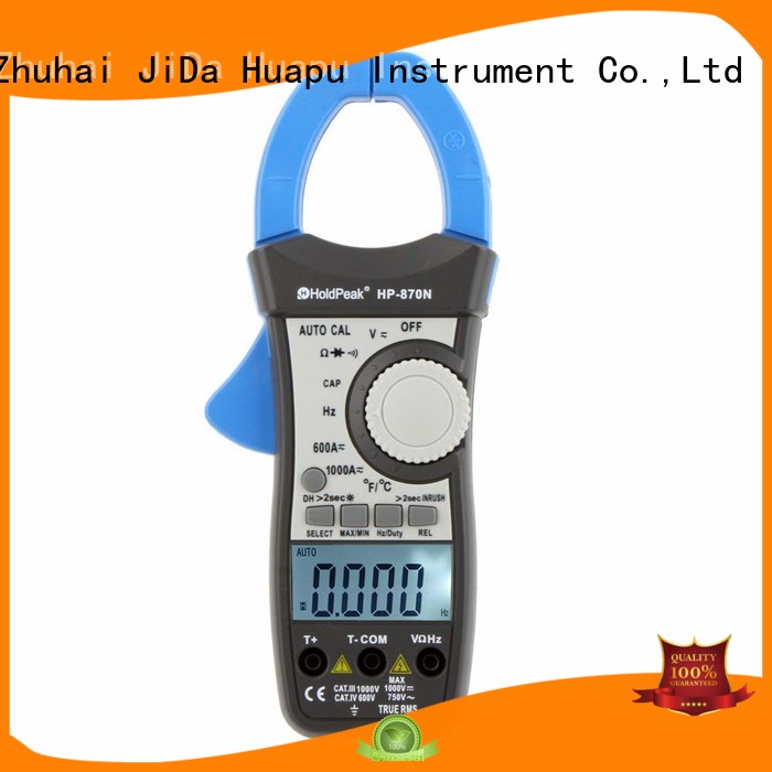 HoldPeak hp870f using clamp meter testing current Supply for communcations for manufacturing