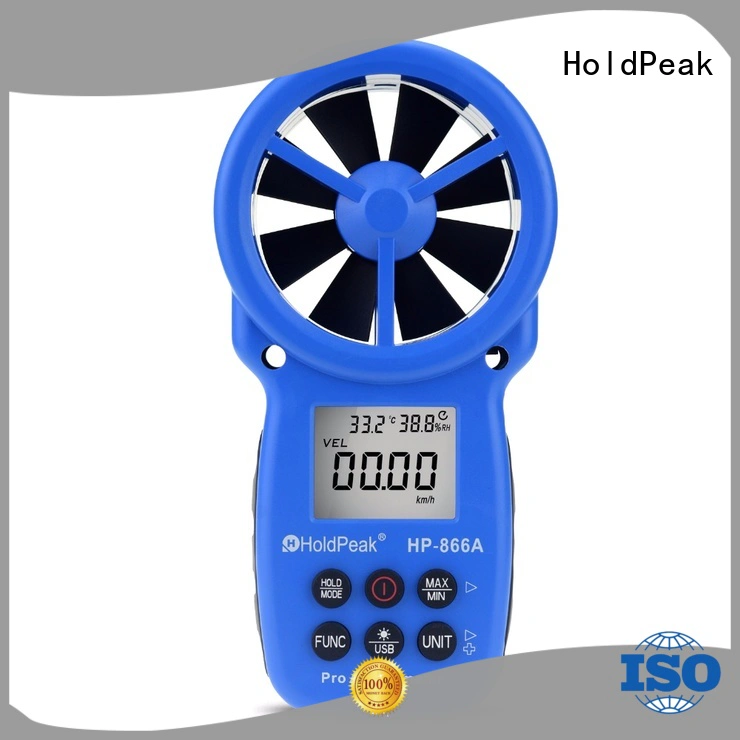HoldPeak portable handheld anemometer in china for tower crane