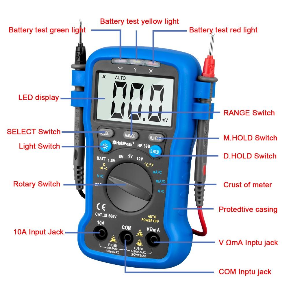 HoldPeak tester pen multimeter factory for testing-1