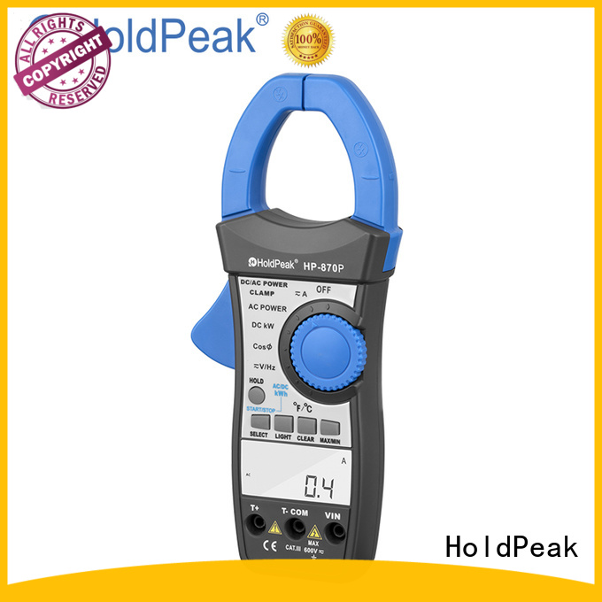 HoldPeak Top clamp on ammeter measures Supply for national defense