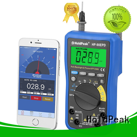 HoldPeak connect digital multimeter overseas market for measurements