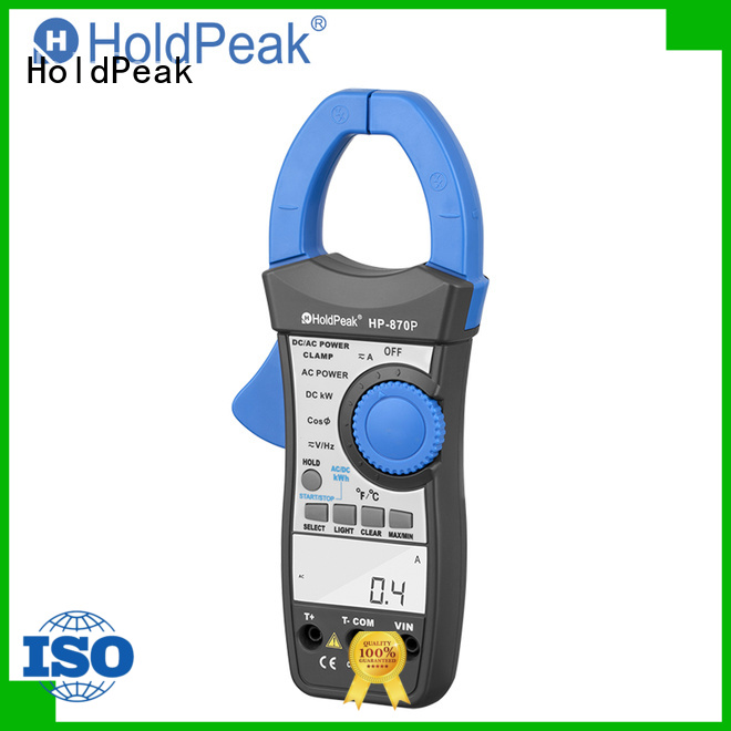 HoldPeak portable analog clamp on ammeter company for electricity chemical industries