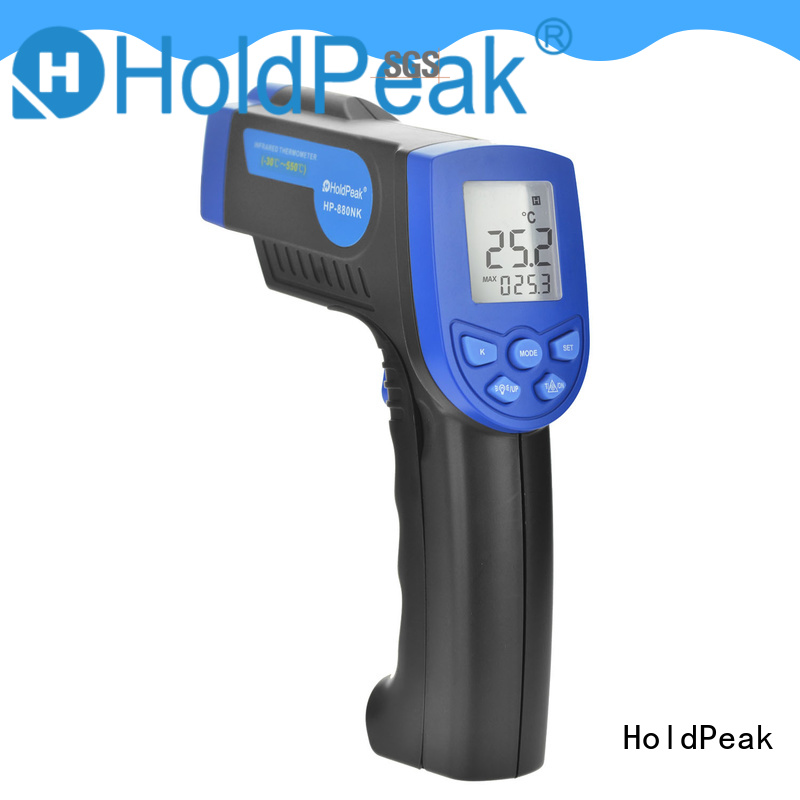 HoldPeak smart infrared thermometer human temperature factory for industrial production