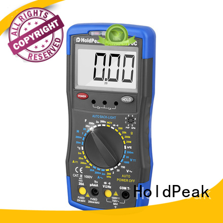 HoldPeak easy to use commercial electric multimeter rms for measurements