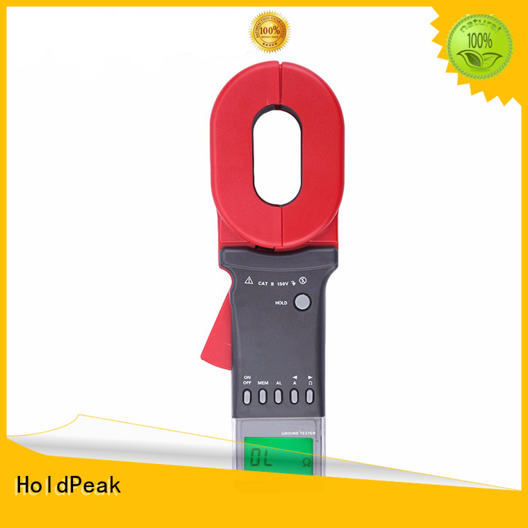 HoldPeak digital clamp on earth resistance tester company for industrial electrical equipment industry