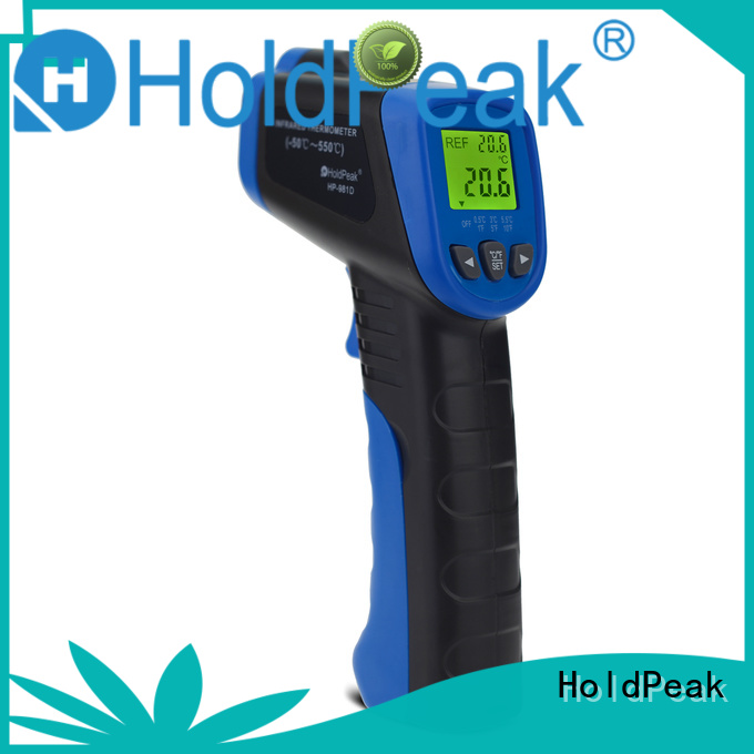 HoldPeak alarm high accuracy infrared thermometer factory for inspection