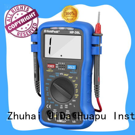 HoldPeak digital voltmeter and ammeter circuit company for physical