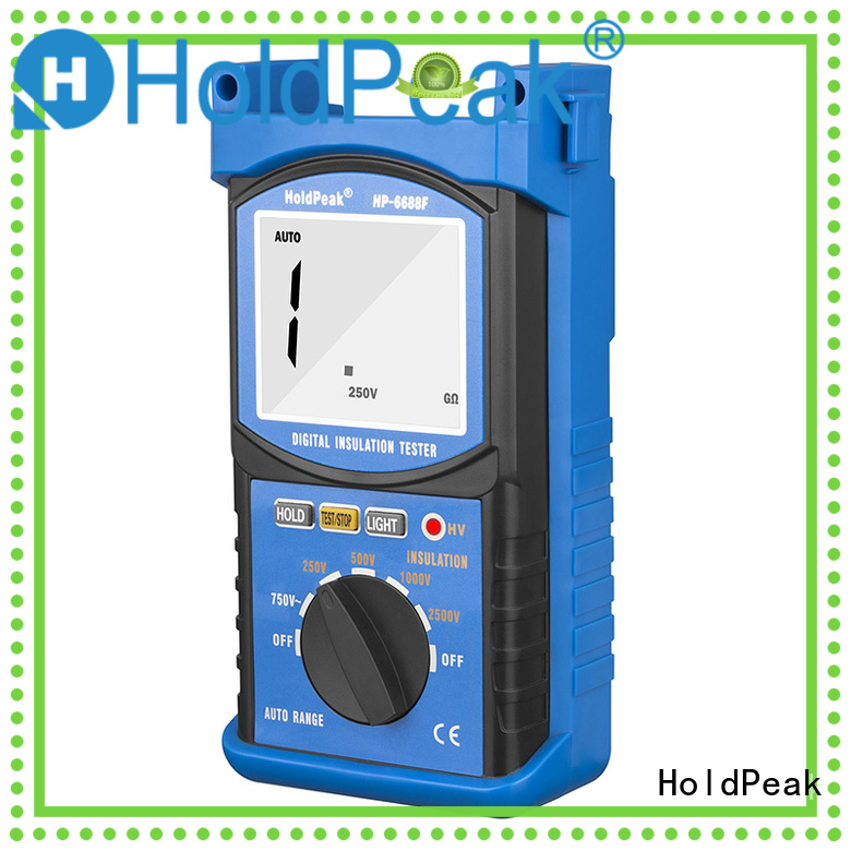 HoldPeak unique insulation resistance meter Supply for verification