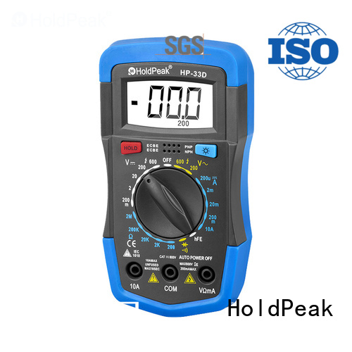 backlight digital multimeter test buzzer data HoldPeak company