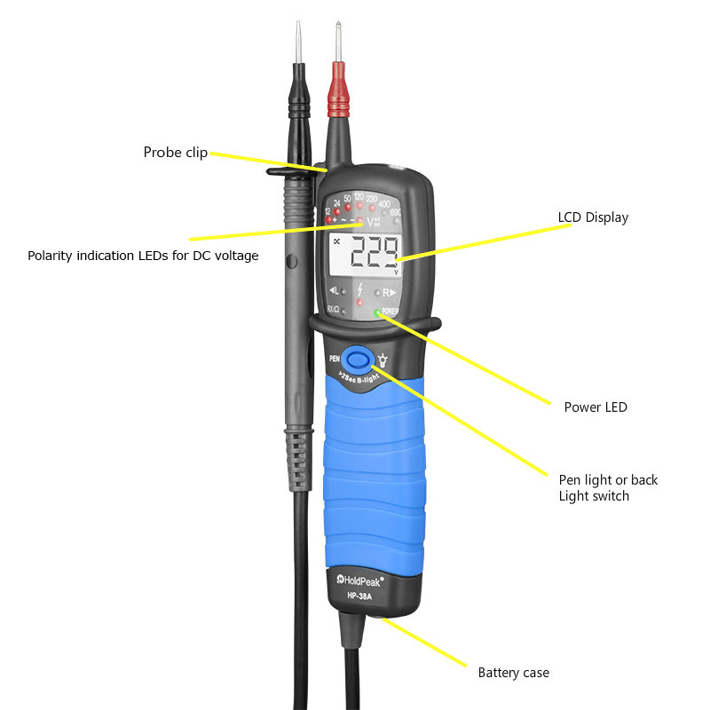 HoldPeak easy to use ac wiring tester for business for electronic
