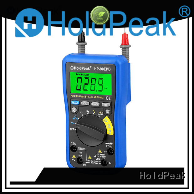 HoldPeak easy to use multiple thermocouple reader for business for environmental testing