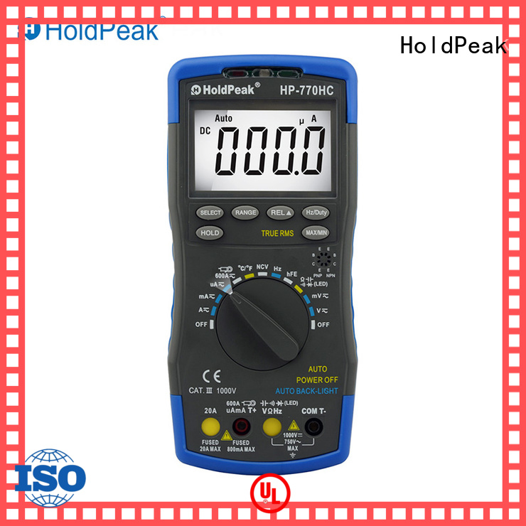 HoldPeak anti-dropping digital voltmeter online factory for physical
