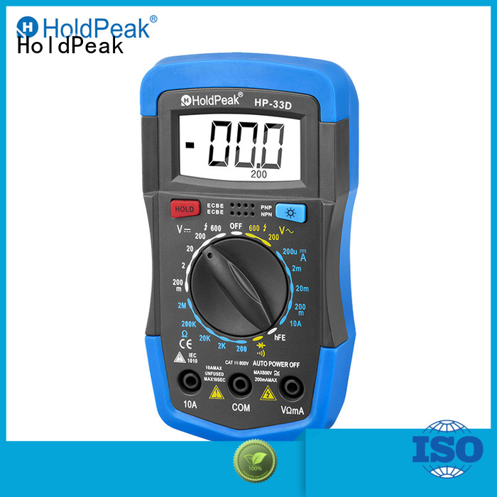 HoldPeak anti-dropping digital multimeter factory for testing